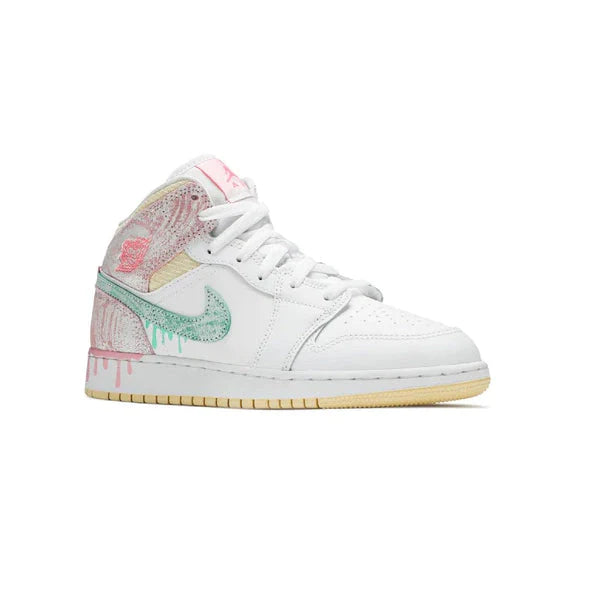 Air Jordan 1 Mid Paint Drip