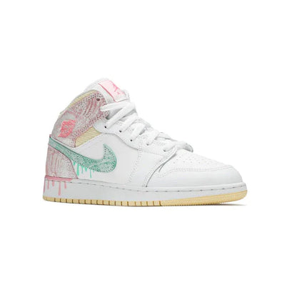 Air Jordan 1 Mid Paint Drip