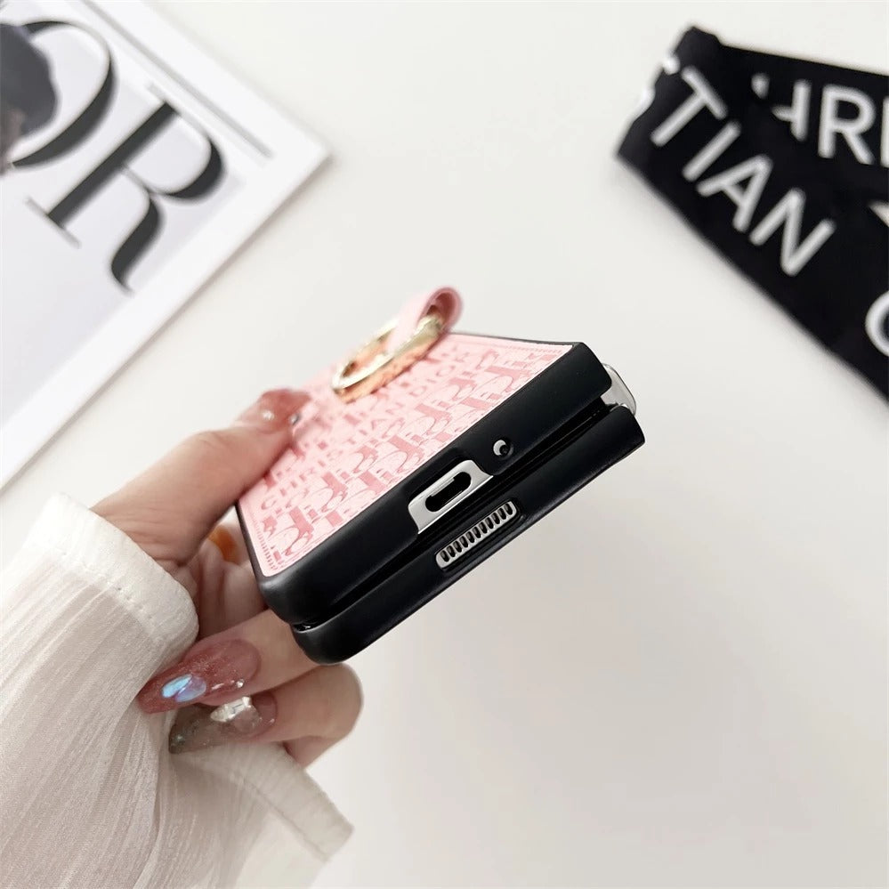 Elegant Ring Leather Case – Chic & Protective Design